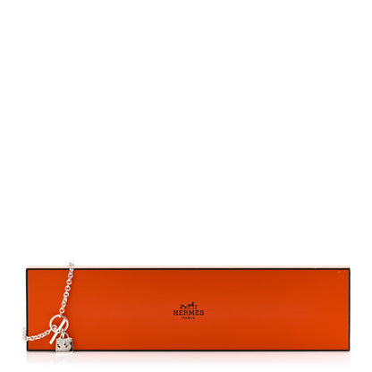 Hermes Sterling Silver Kelly Amulettes Bracelet SH 4 of 4