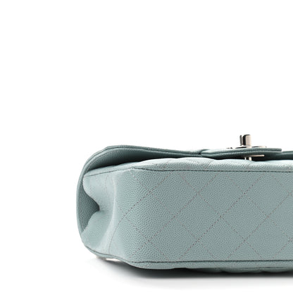 Chanel Caviar Quilted Mini Rectangular Flap Green 9 of 10