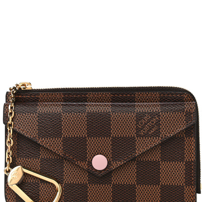 Louis Vuitton Damier Ebene Recto Verso Card Holder Rose Ballerine 7 of 10