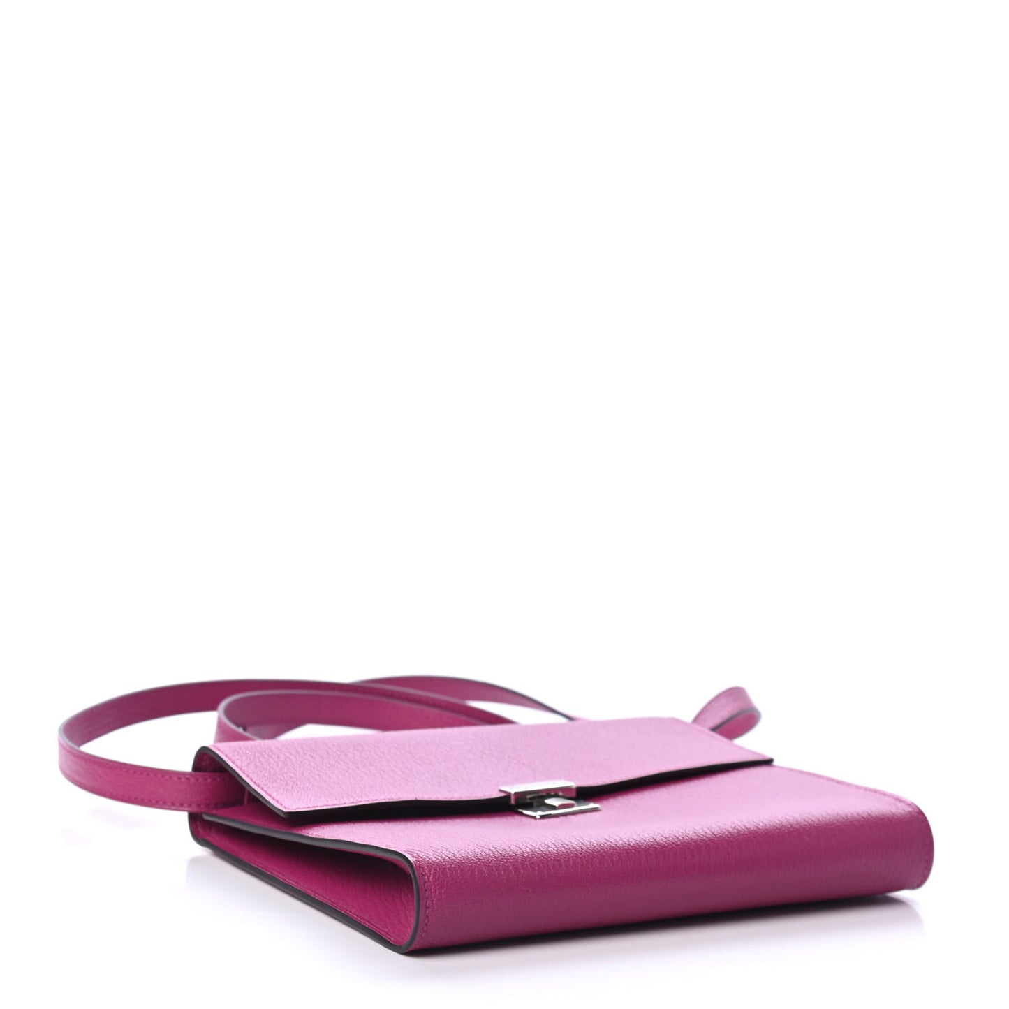 Chevre Mysore Clic 16 Wallet Rose Poupre