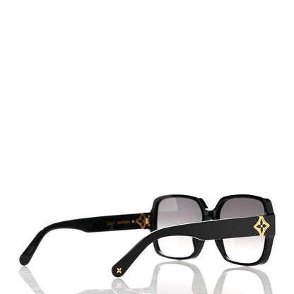 Louis Vuitton My LV Flower Square Sunglasses Z1613E Black 4 of 9