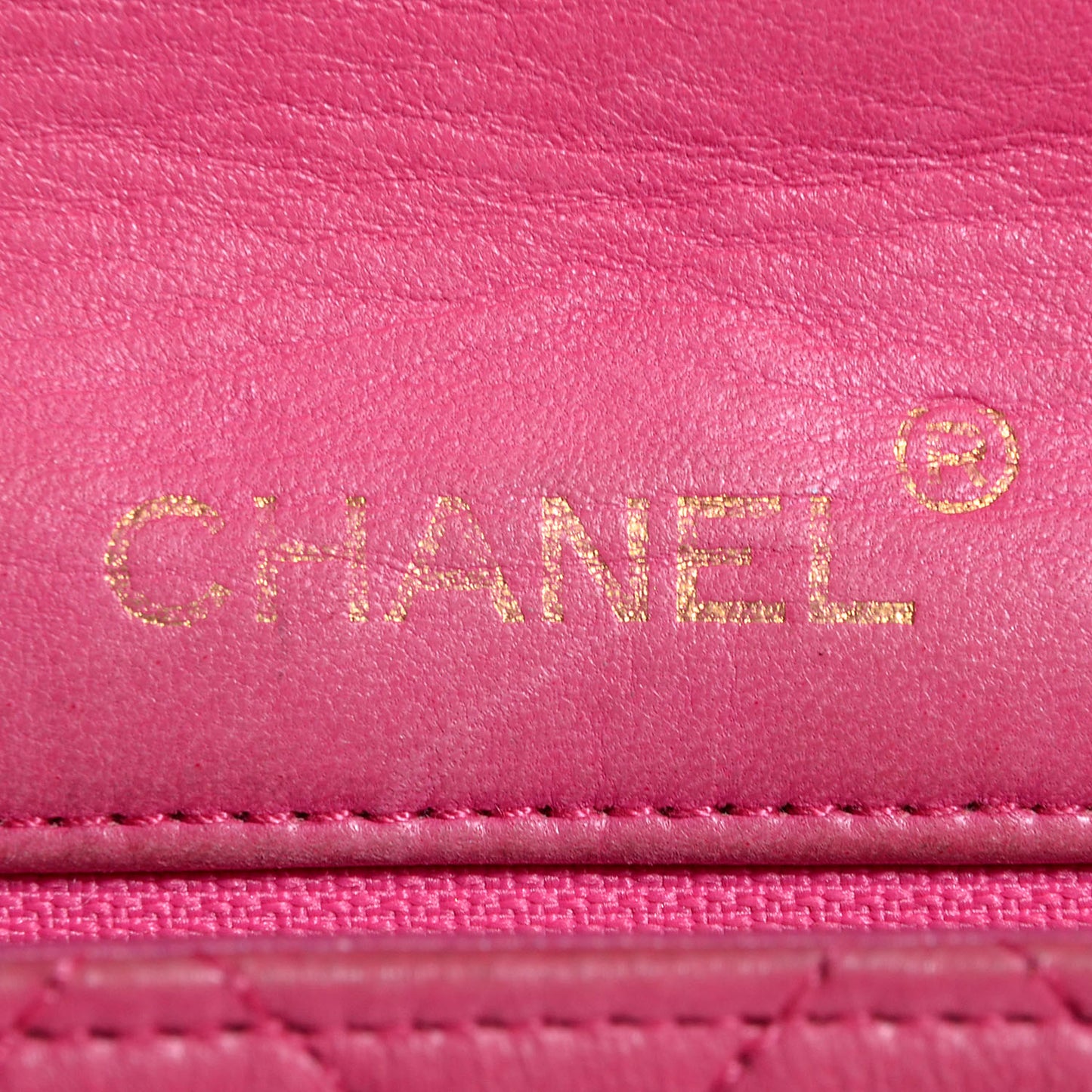 Lambskin Quilted Mini Square Flap Pink