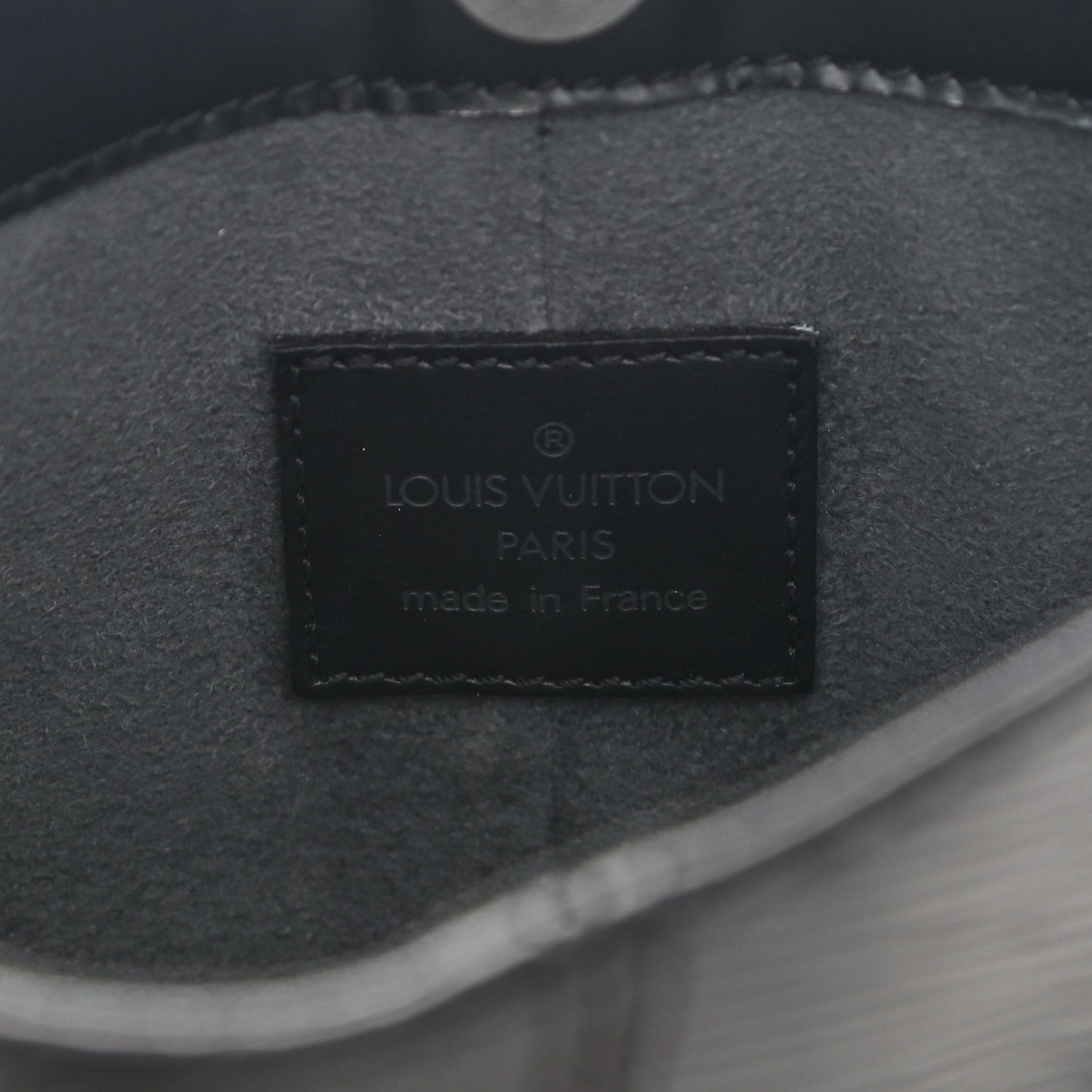 Epi Demi Lune Pochette Black