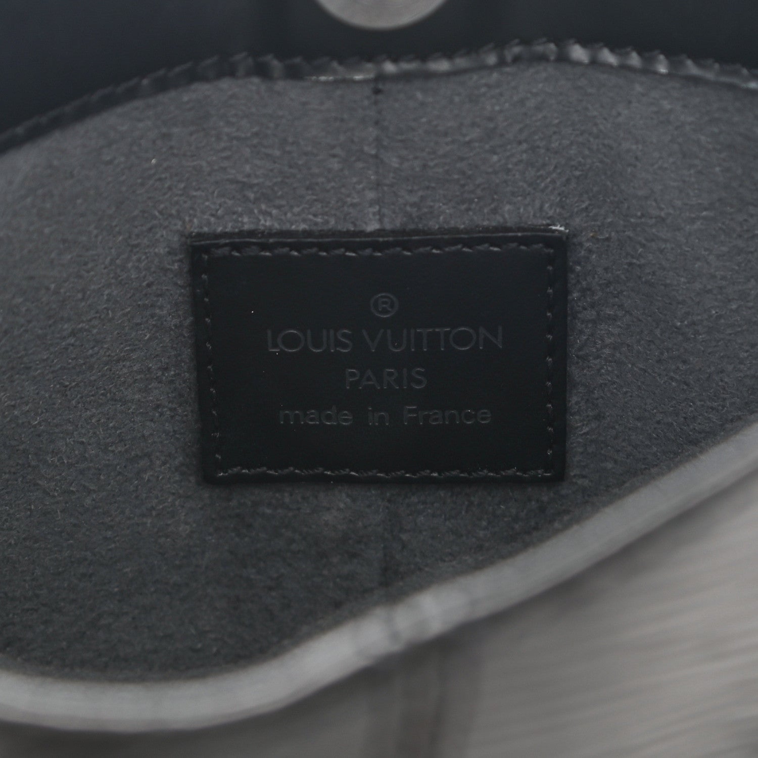 Louis Vuitton Epi Demi Lune Pochette Black 6 of 6