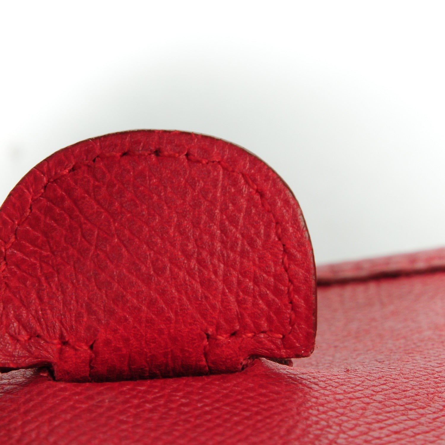 Hermes Courchevel Evelyne GM Rouge Vif 8 of 20