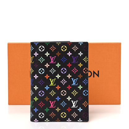 Louis Vuitton LV X TM Monogram Multicolor Passport Cover Black 7 of 7