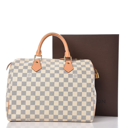Louis Vuitton Damier Azur Speedy 30 9 of 9
