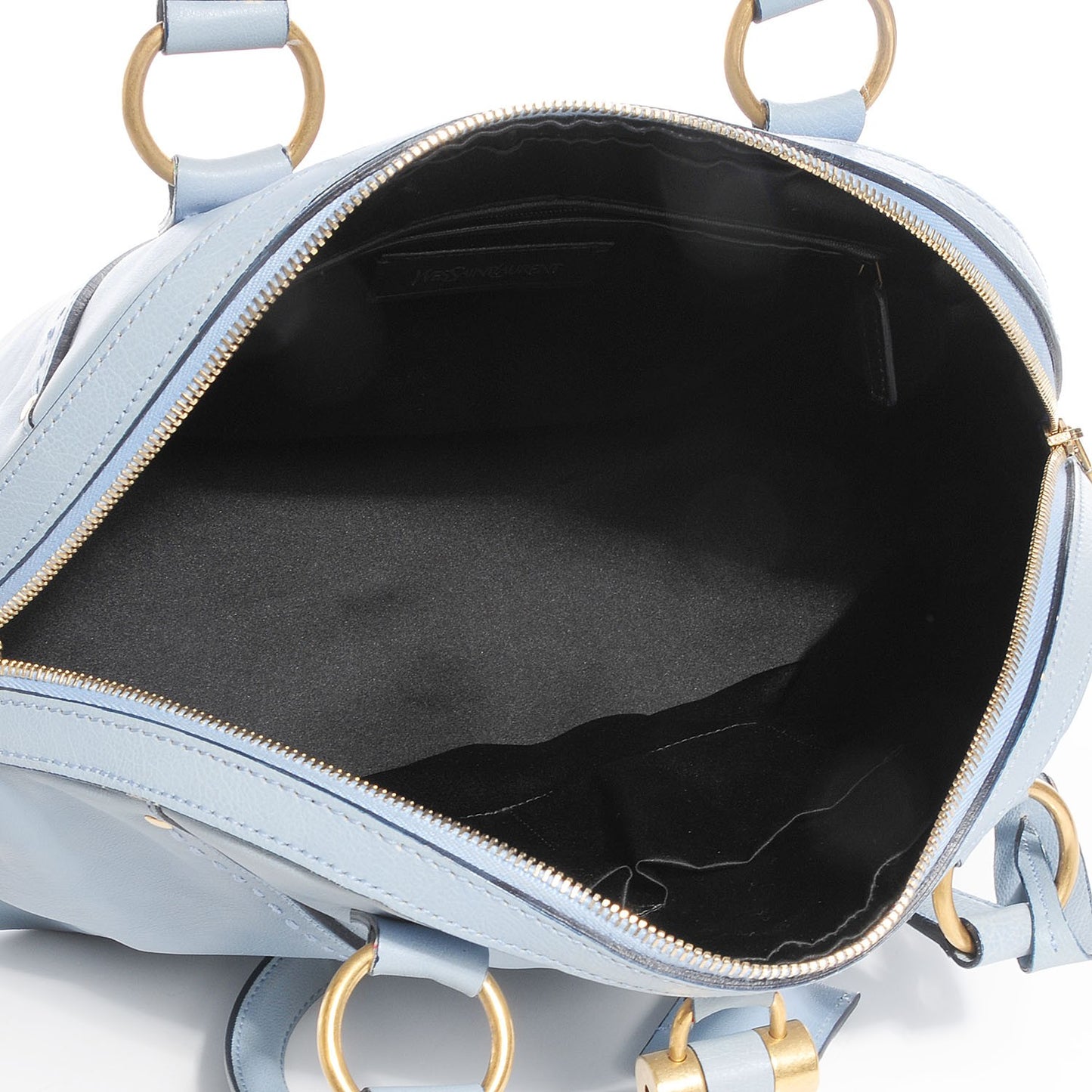 Calfskin Large Muse Light Blue