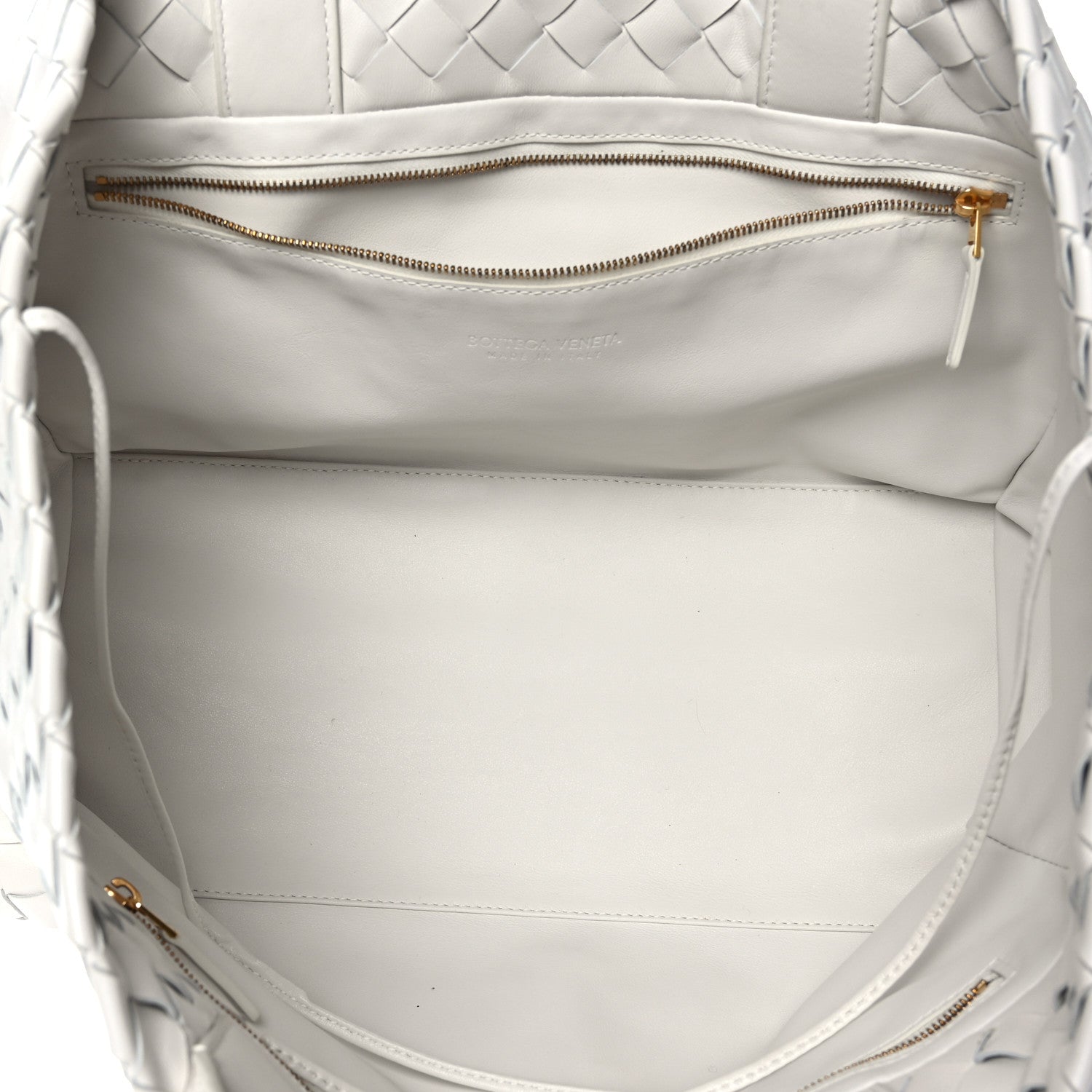 Bottega Veneta Nappa Intrecciato Tote Bag White 5 of 8