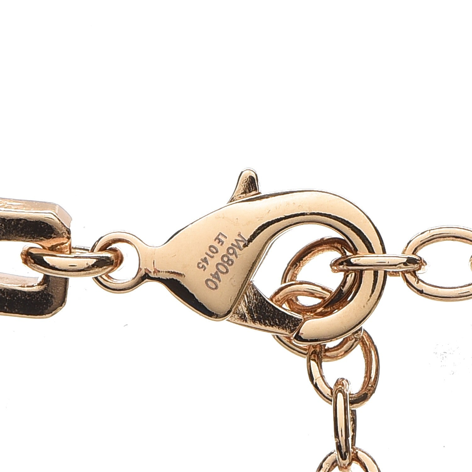 Louis Vuitton LVision Chain Necklace Gold 5 of 6
