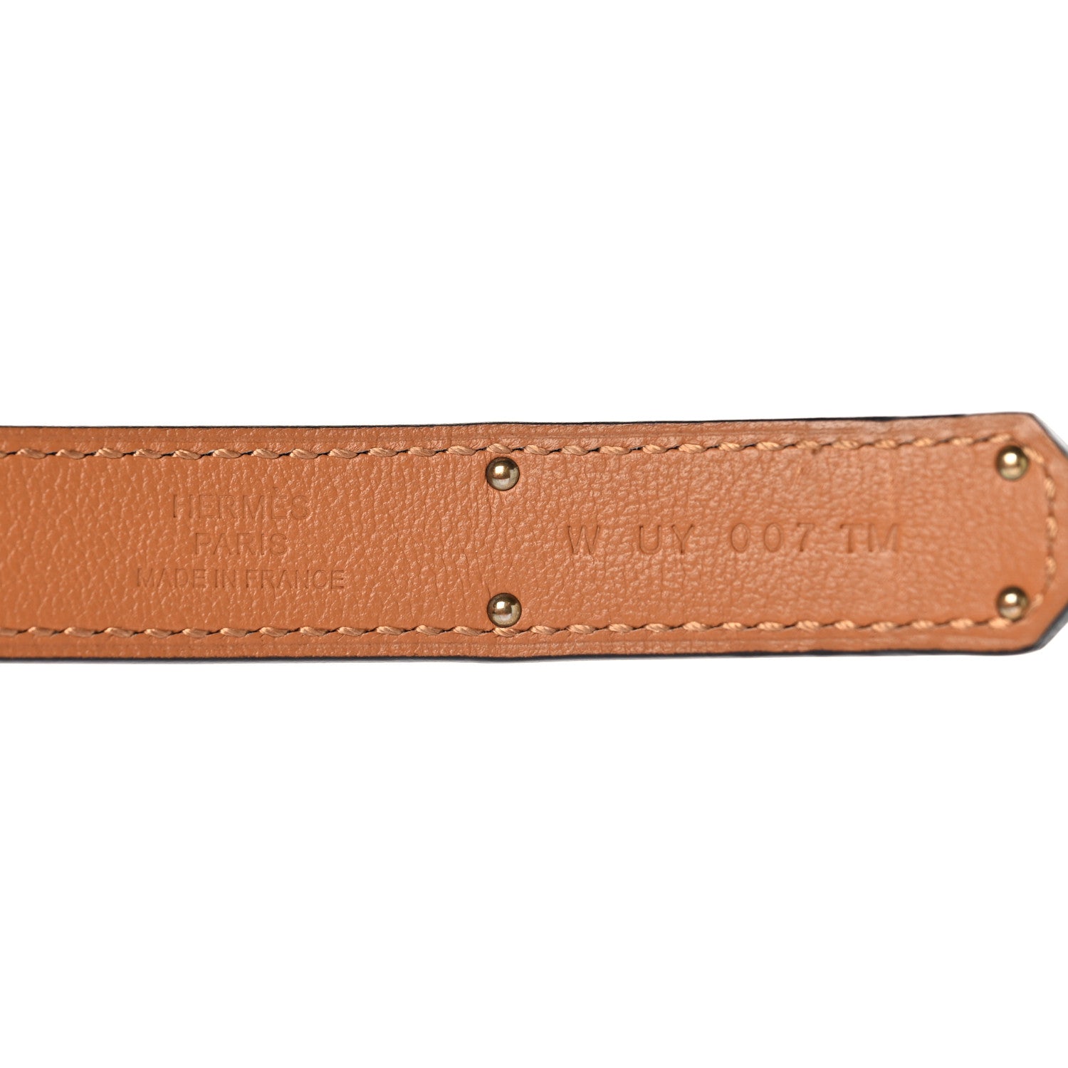 Hermes Epsom Kelly Belt White 3 of 4