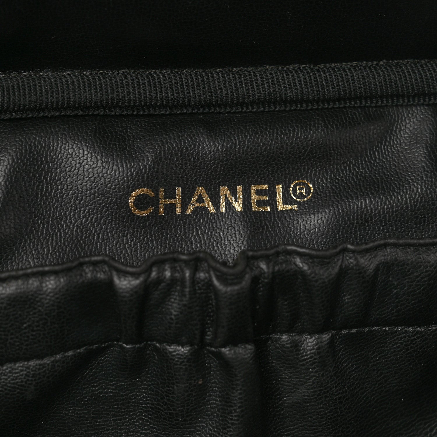 Chanel Caviar Vanity Cosmetic Case Black 5 of 6