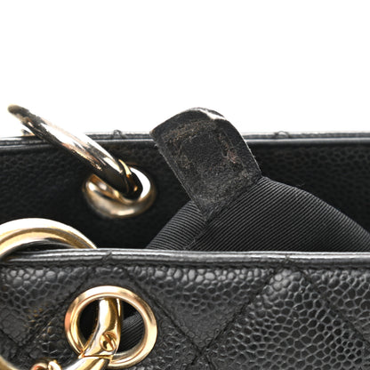 Chanel Caviar Quilted Grand Shopping Tote GST Black 7 of 11