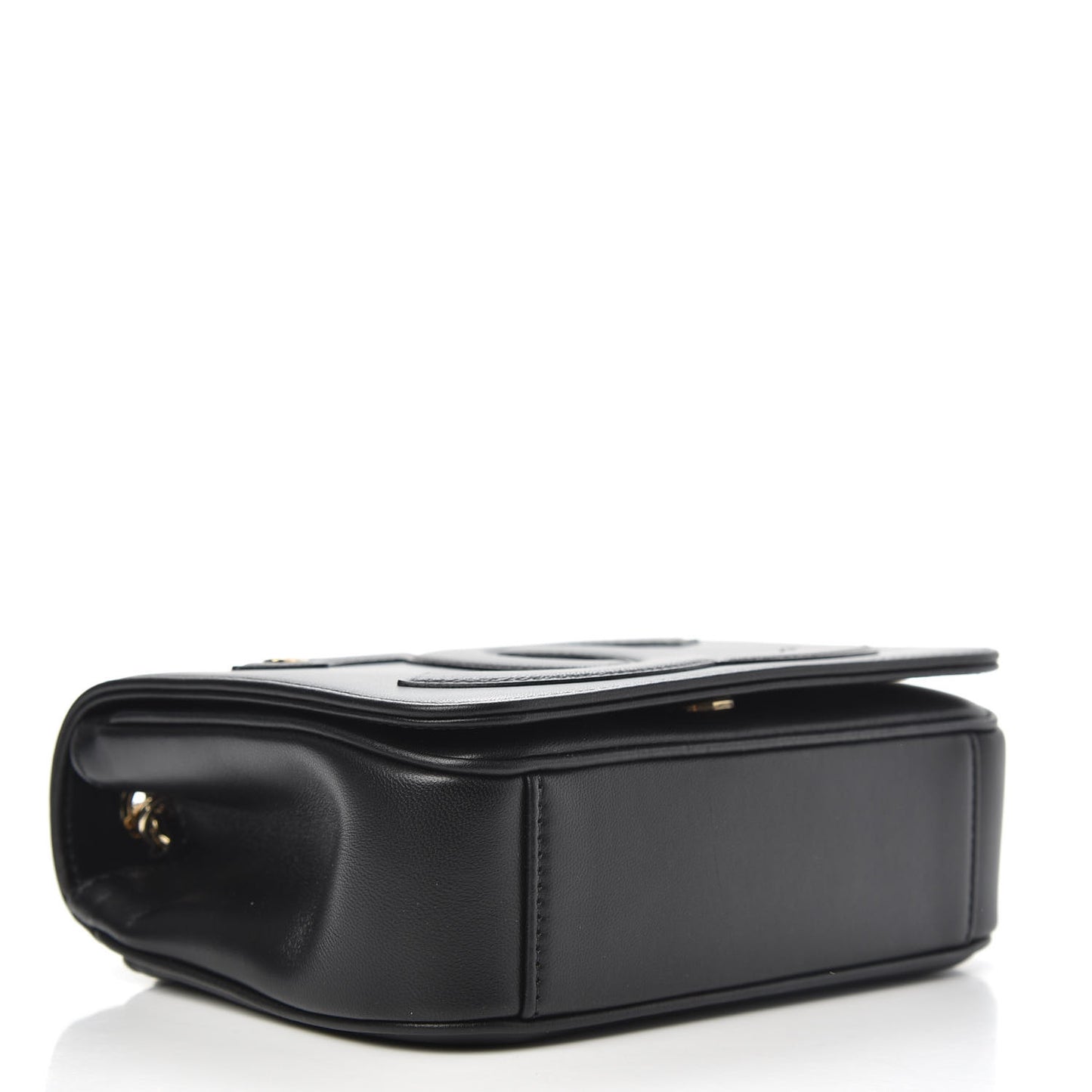 Lambskin CC Mania Flap Bag Black