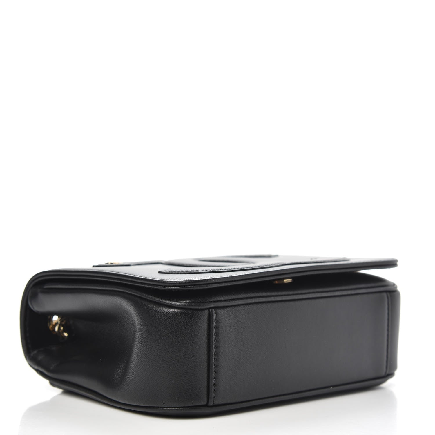 Chanel Lambskin CC Mania Flap Bag Black 4 of 12