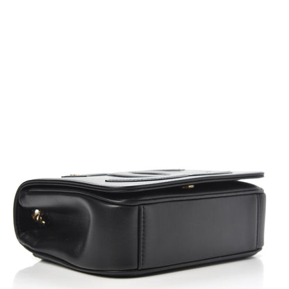 Chanel Lambskin CC Mania Flap Bag Black 4 of 12