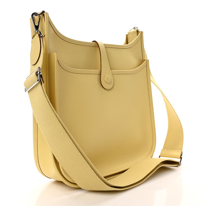 Hermes Epsom Evelyne III PM Jaune Poussin 3 of 8