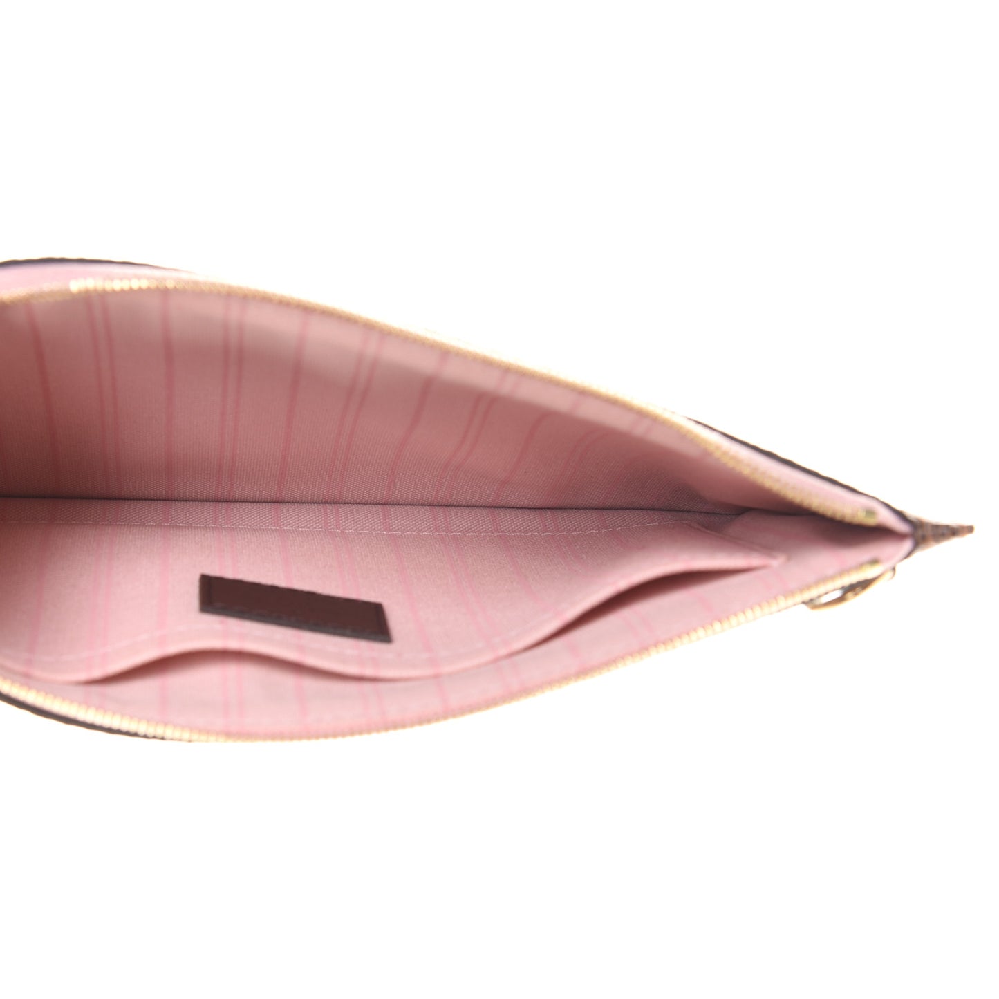 Damier Ebene Neverfull MM GM Pochette Rose Ballerine