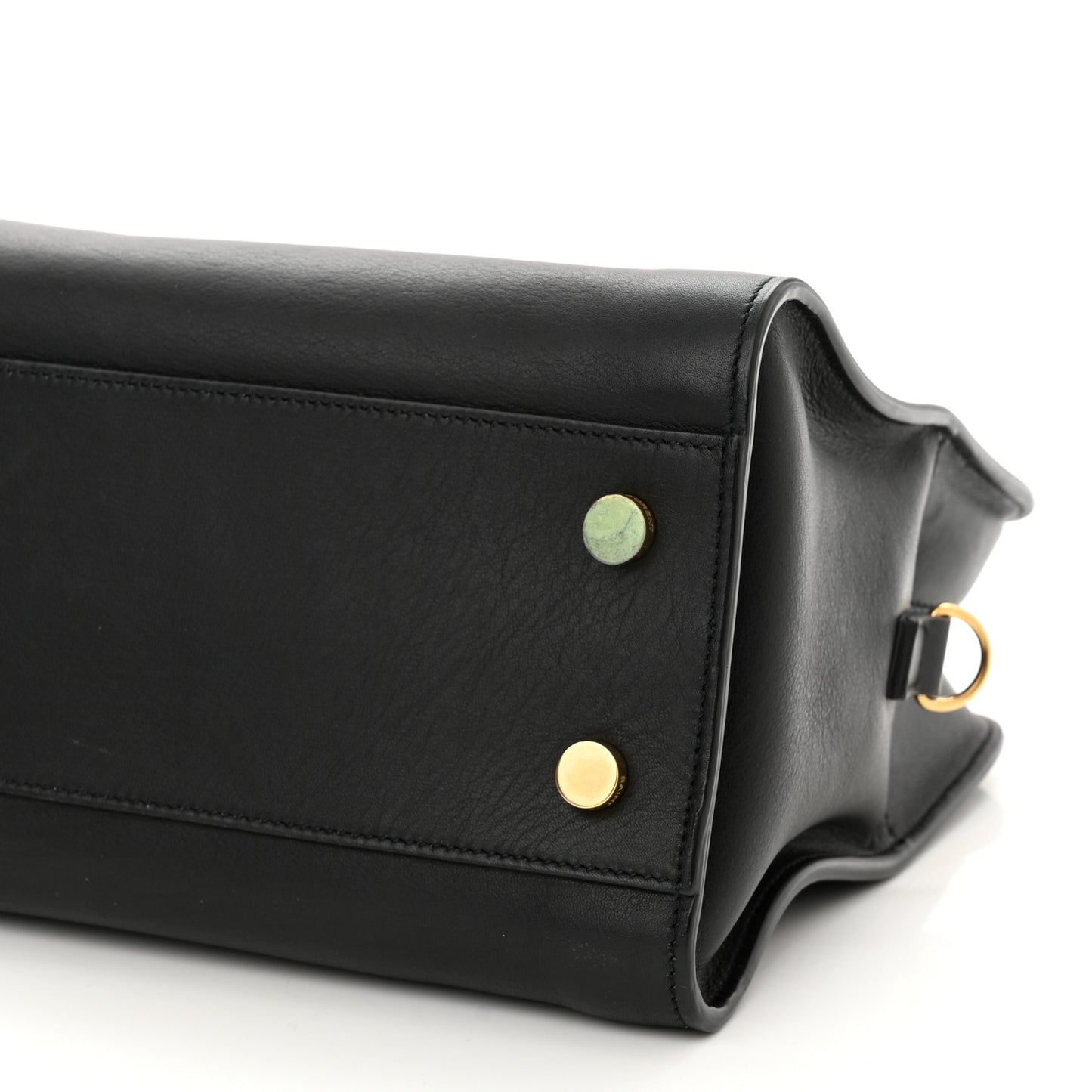 Calfskin Monogram Baby Cabas Black