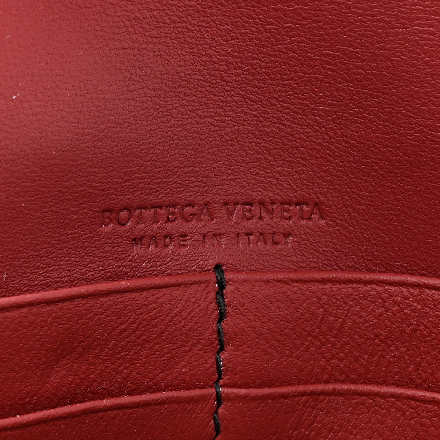 Nappa Intrecciato Ellittica Chain Wallet Baccara Rose