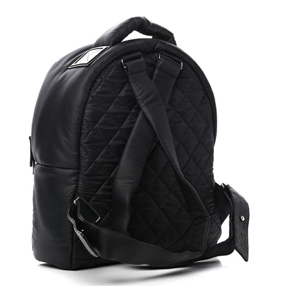 Chanel Nylon Quilted Coco Cocoon Backpack Black 2 of 8