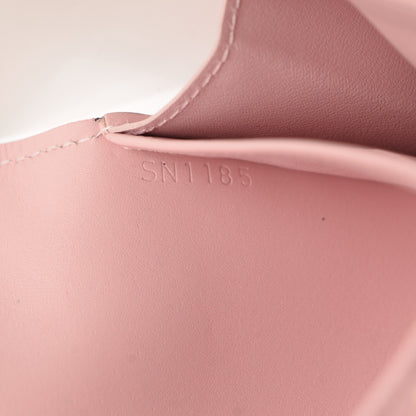 Louis Vuitton Vernis Sarah Compact Wallet Rose Ballerine 6 of 7