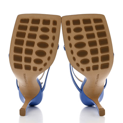 Bottega Veneta Lambskin Stretch Multi Strap 90mm Sandals 38 Aquarium 5 of 7