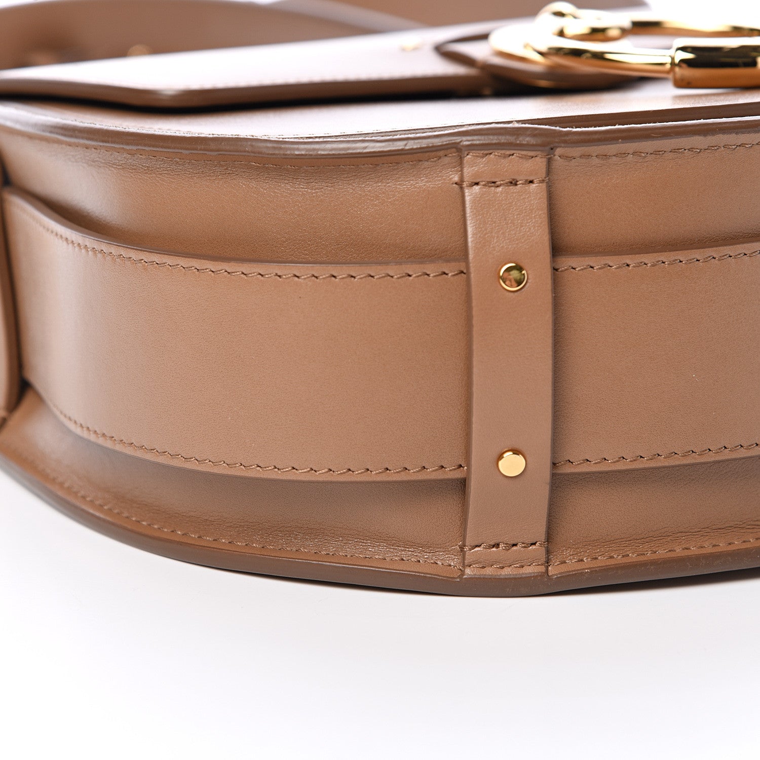 Chloe Calfskin Large Tess Bag Nut 8 of 17