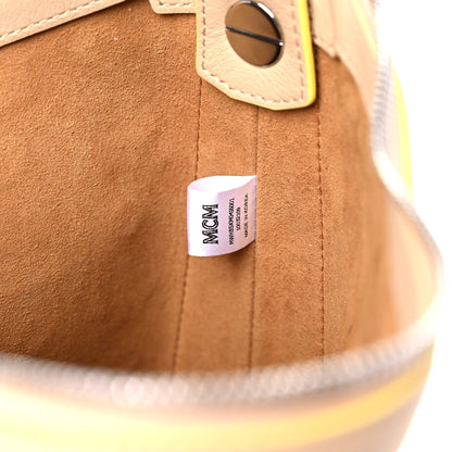 MCM Calfskin Ottomar Monogram Medium Klara Hobo Beige 6 of 11