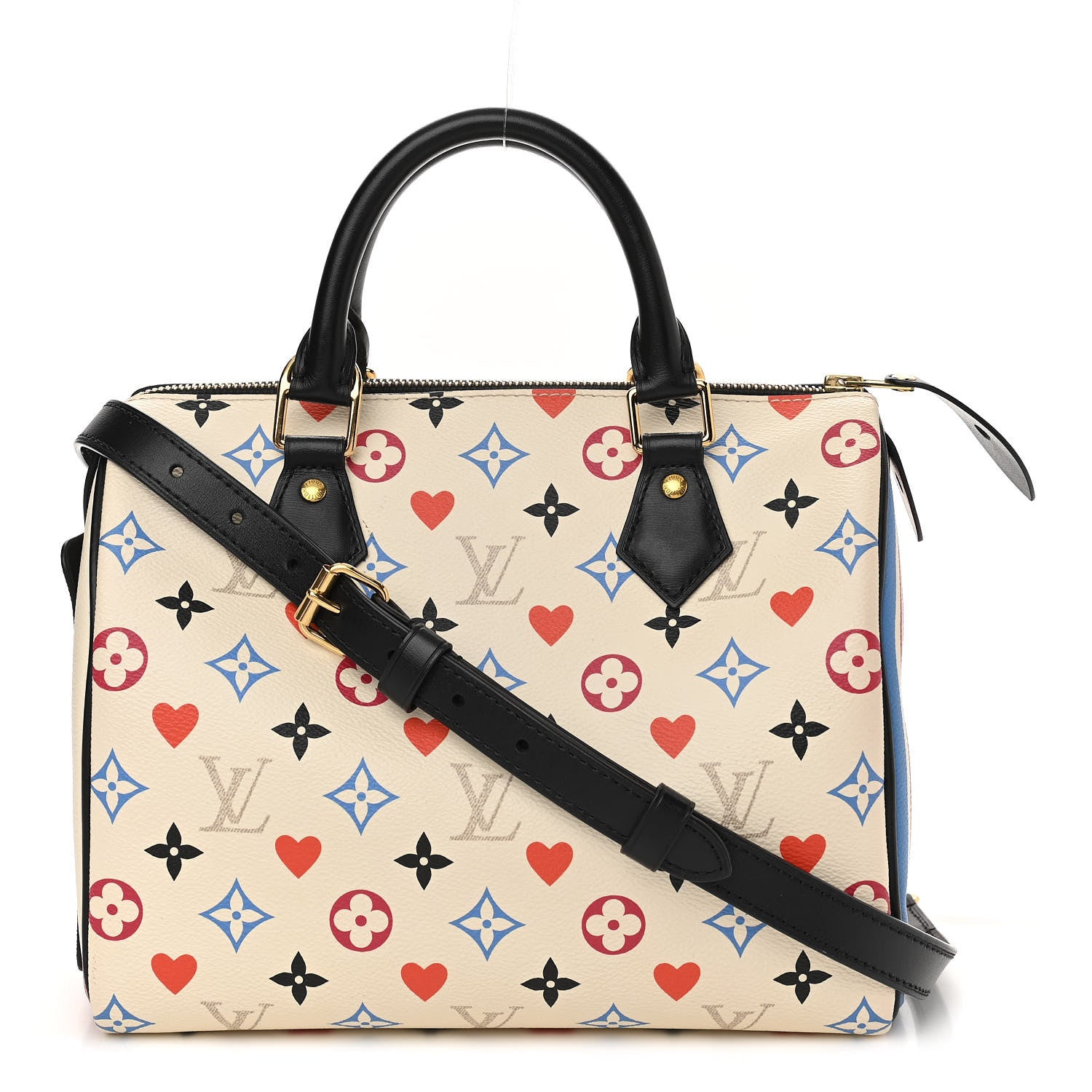 Louis Vuitton Game On Speedy Bandouliere 25 White 1 of 10
