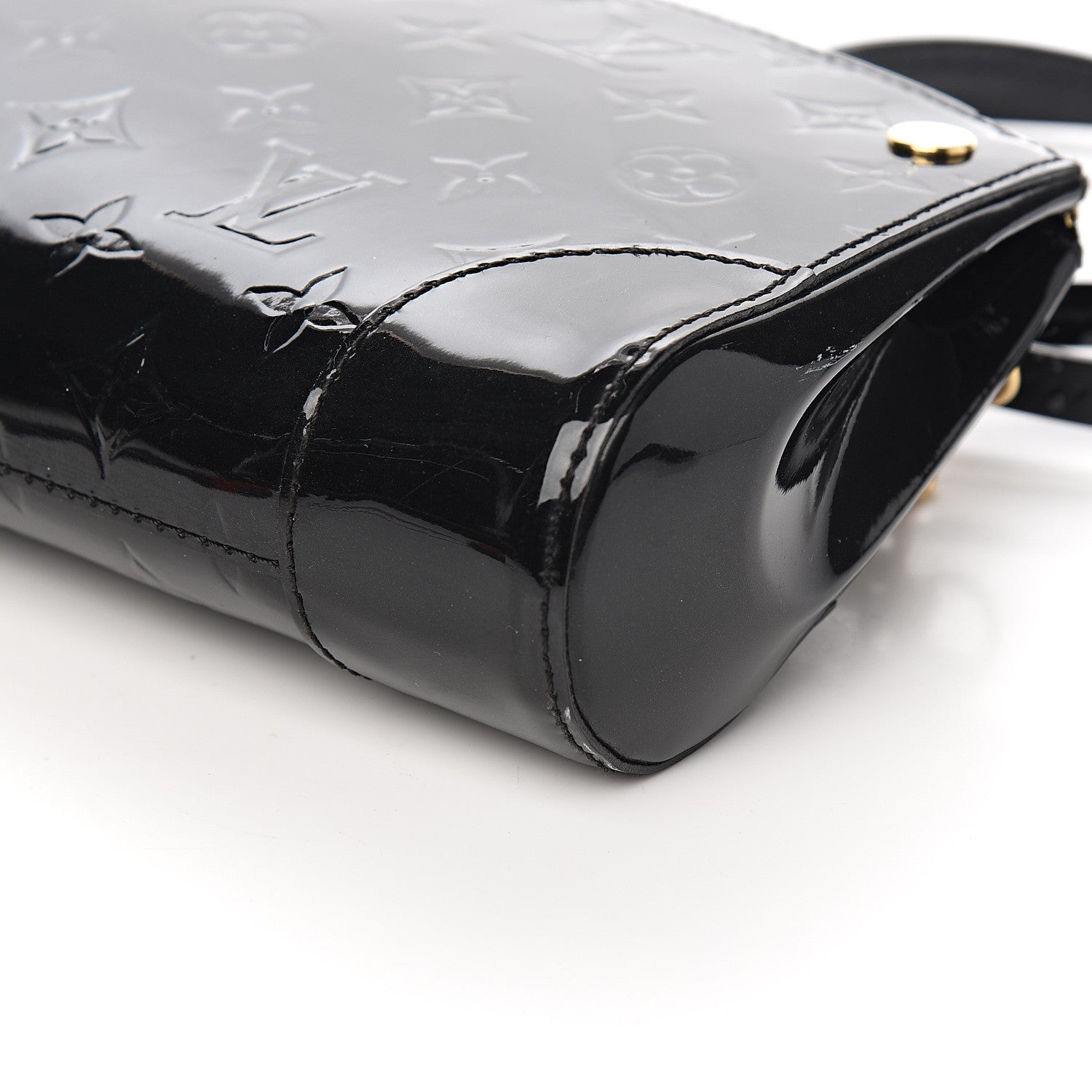 Louis Vuitton Vernis Santa Monica Clutch Noir Magnetique 8 of 9