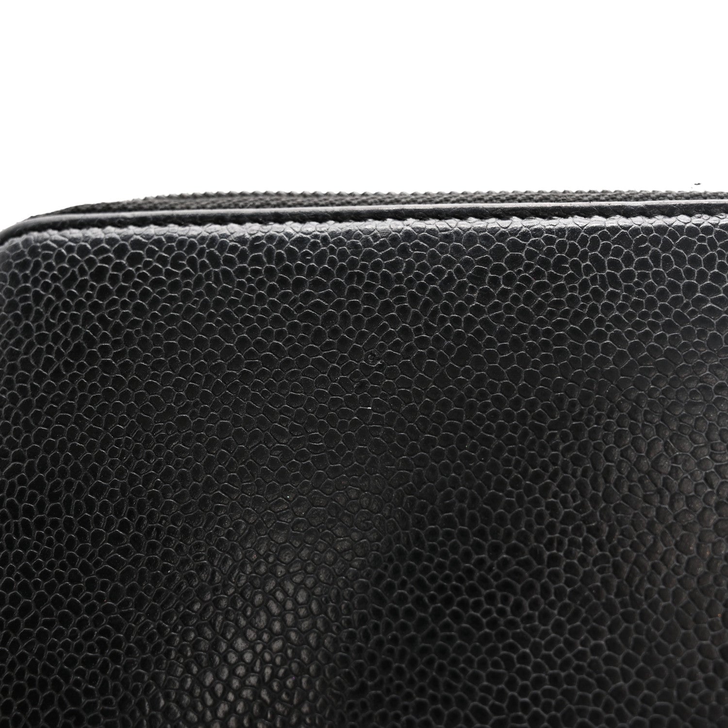 Chanel Caviar Large Timeless CC Zip Around Wallet Black 19 of 24