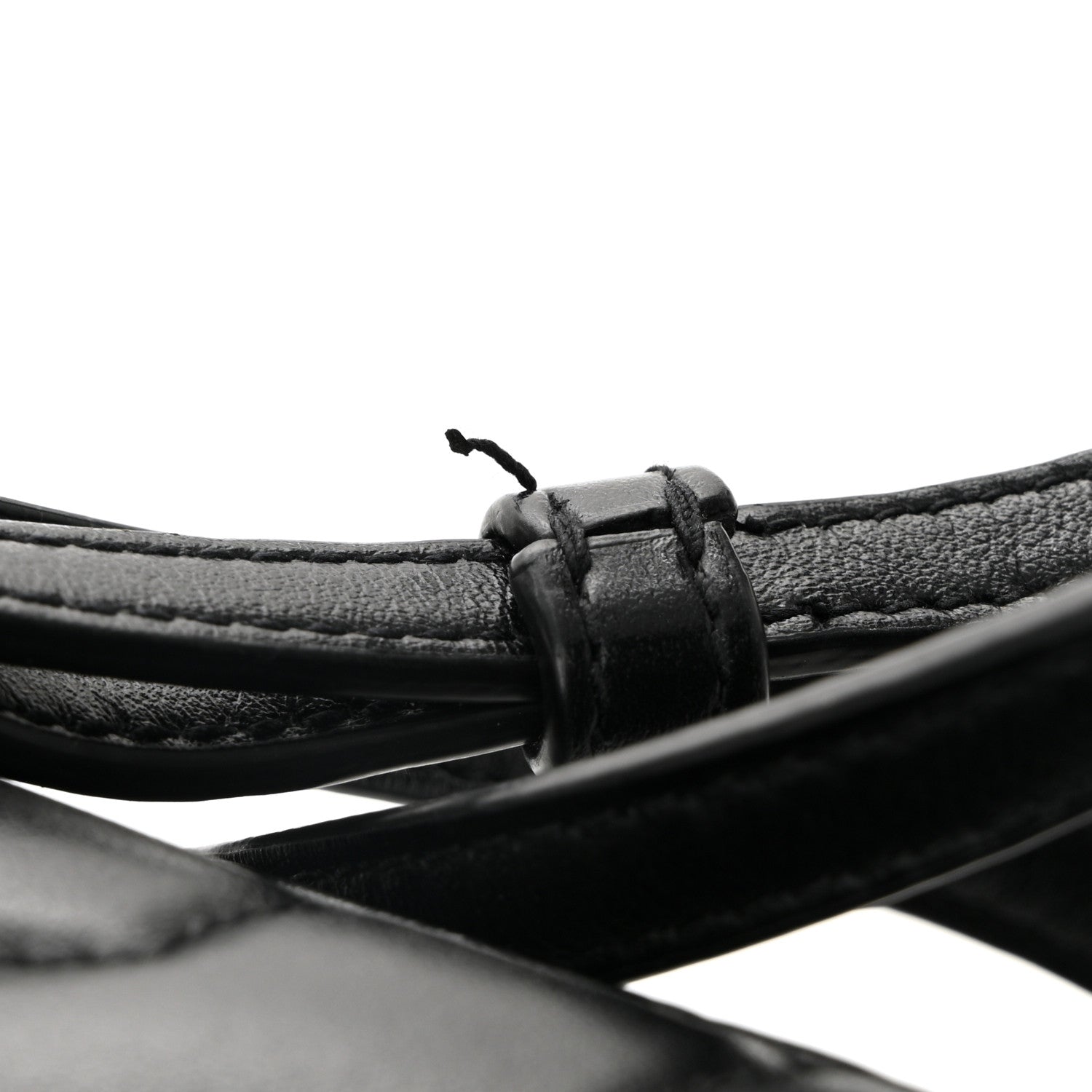Saint Laurent Calfskin Y Quilted Monogram Monochrome Toy Loulou Crossbody Bag Black 11 of 12