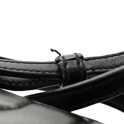 Saint Laurent Calfskin Y Quilted Monogram Monochrome Toy Loulou Crossbody Bag Black 11 of 12
