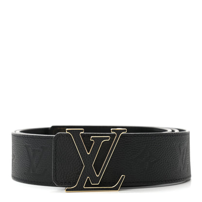 Louis Vuitton x NBA Embossed Monogram 40mm LV Initiales Reversible Belt 100 40 Black 1 of 6
