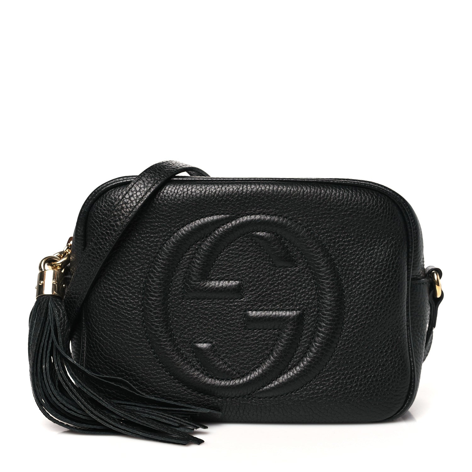 Gucci Pebbled Calfskin Small Soho Disco Bag Black 1 of 11