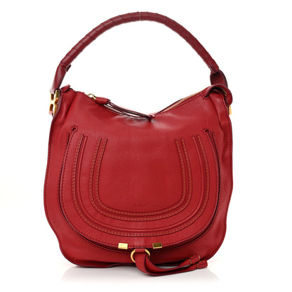 Chloe Calfskin Medium Marcie Hobo Garnet 1 of 11