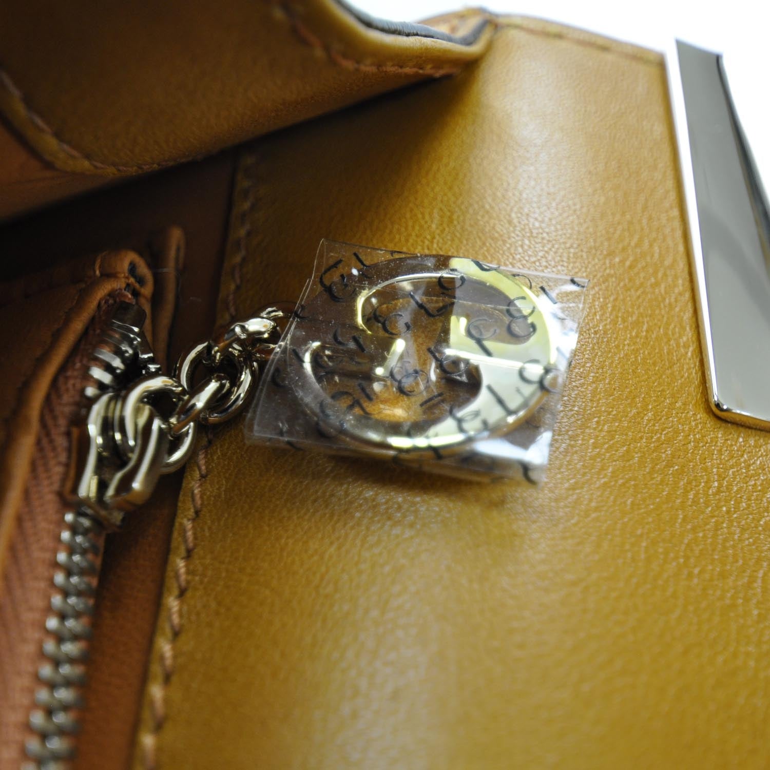 Gucci Calfskin Medium 1973 Shoulder Flap Bag Light Brown 9 of 12