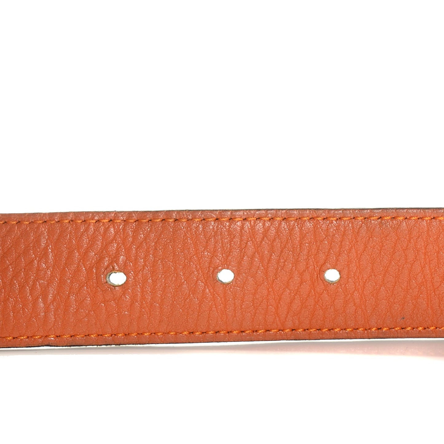 Box Taurillon Clemence 32mm Belt Strap 85 Black Potiron