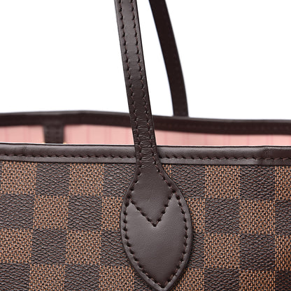 Louis Vuitton Damier Ebene Neo Neverfull MM Rose Ballerine 11 of 13