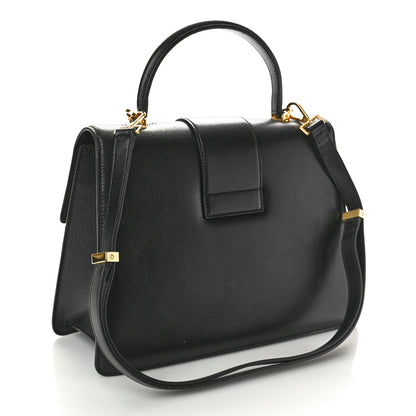 Tom Ford Shiny Goatskin Top Handle Day Bag Black 3 of 9