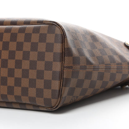 Louis Vuitton Damier Ebene Neo Neverfull MM Rose Ballerine 10 of 10