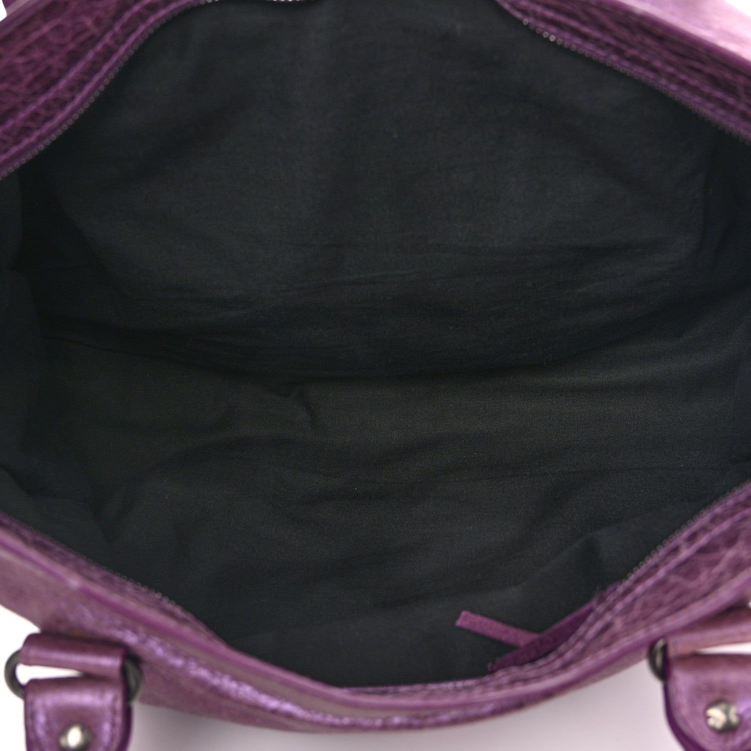 Balenciaga Agneau Classic Hardware City Metallic Purple 5 of 12