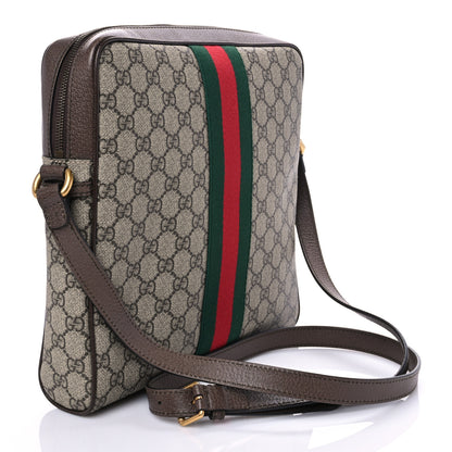 Gucci GG Supreme Monogram Web Medium Ophidia Messenger Bag Brown 3 of 7
