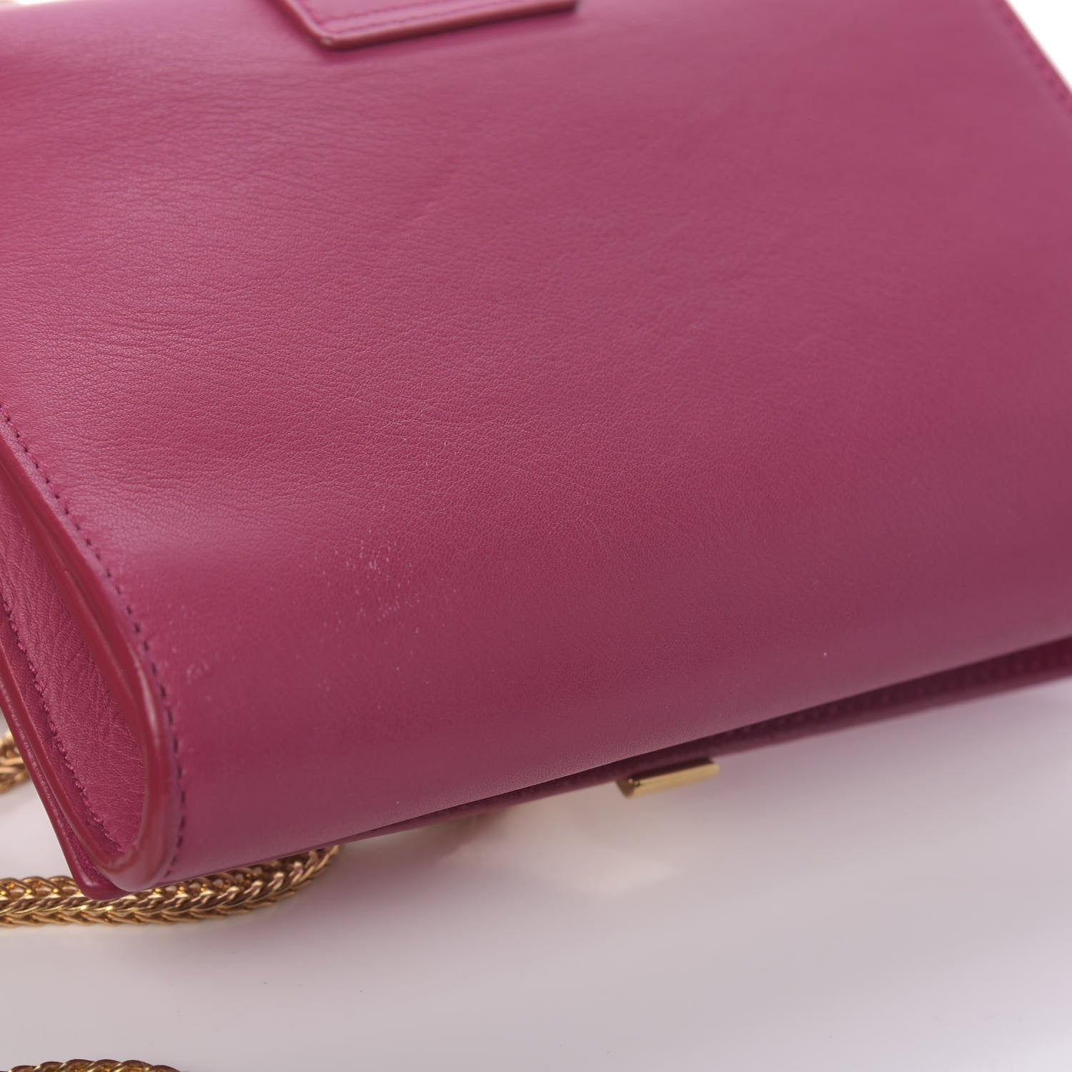 Saint Laurent Calfskin Small Classic Y Satchel Fuchsia 14 of 14