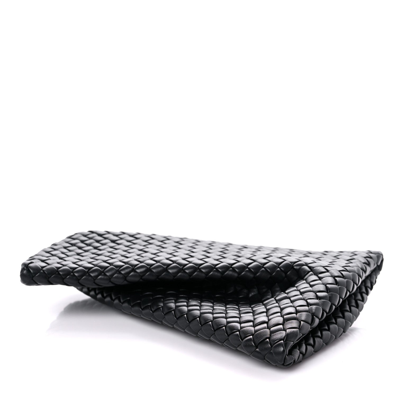 Bottega Veneta Nappa Intrecciato Crisscross Clutch Black 4 of 5