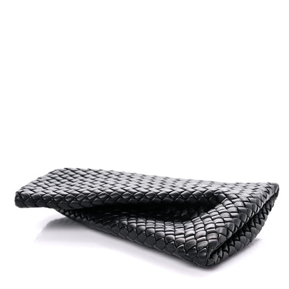 Bottega Veneta Nappa Intrecciato Crisscross Clutch Black 4 of 5