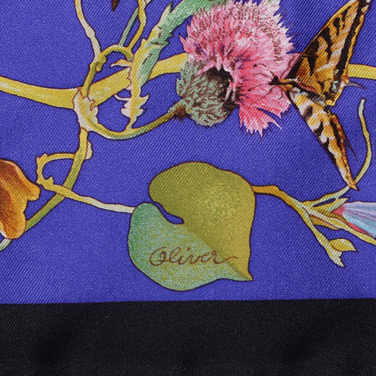 Hermes Silk Faune Et Flore Du Texas Scarf 90 4 of 6