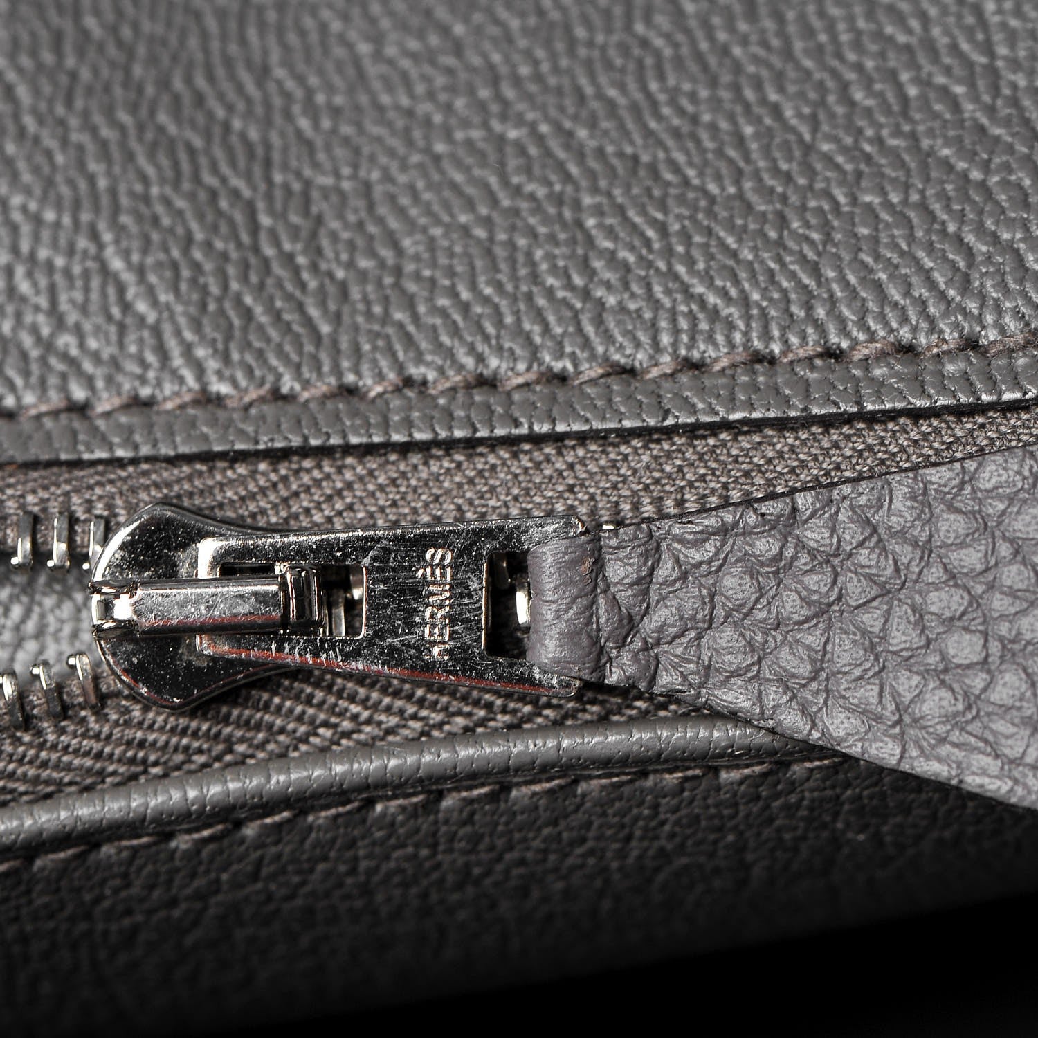 Hermes Togo Birkin 25 Etain 12 of 34