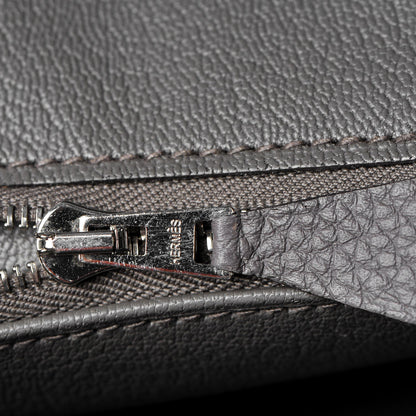 Hermes Togo Birkin 25 Etain 12 of 34